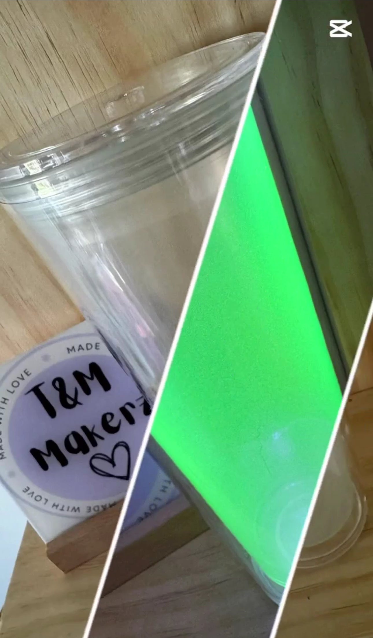 24oz glow in the dark stadium