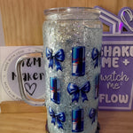 20 oz Glass Handle Snowglobe