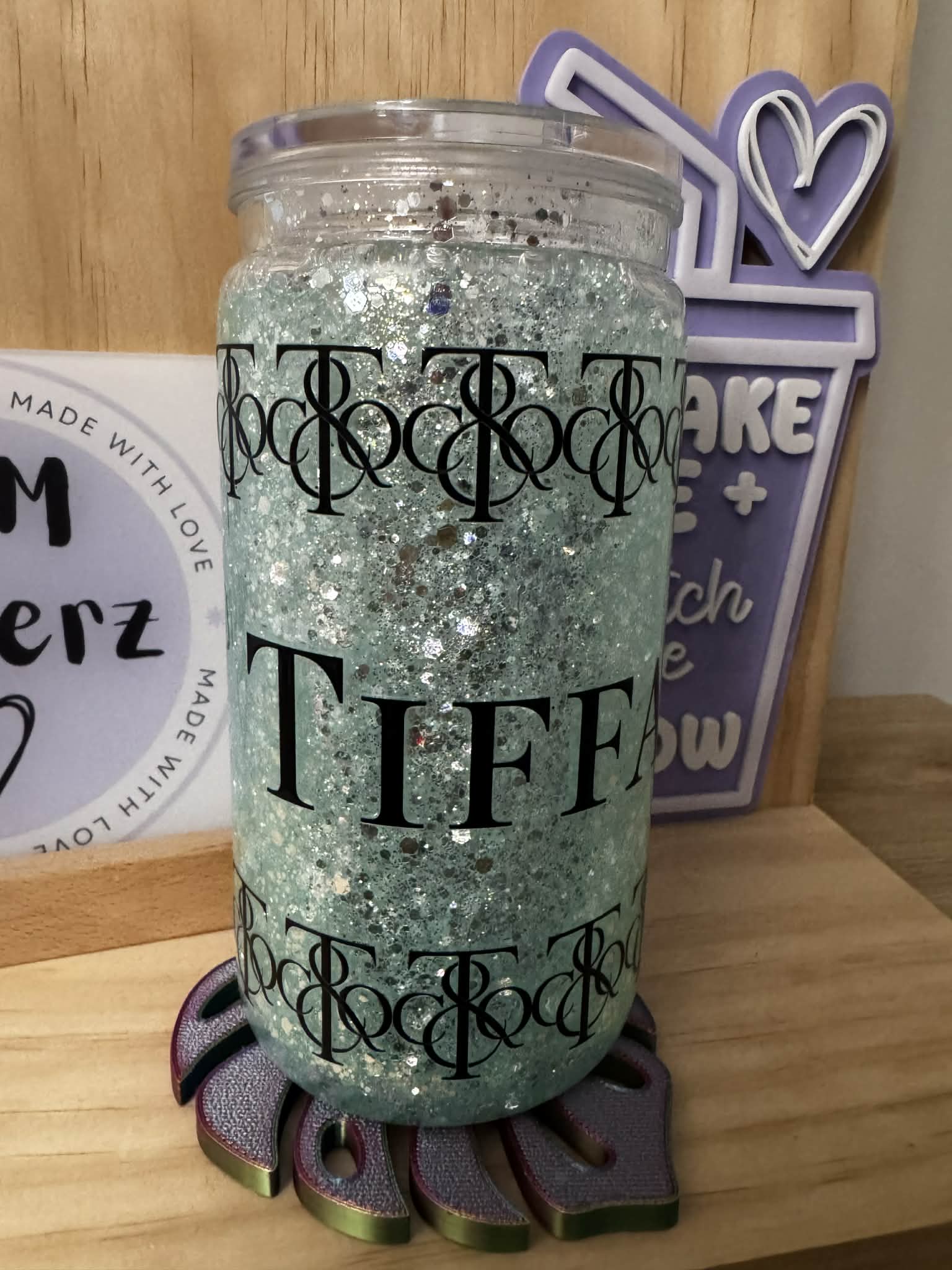 16oz glass snowglobe