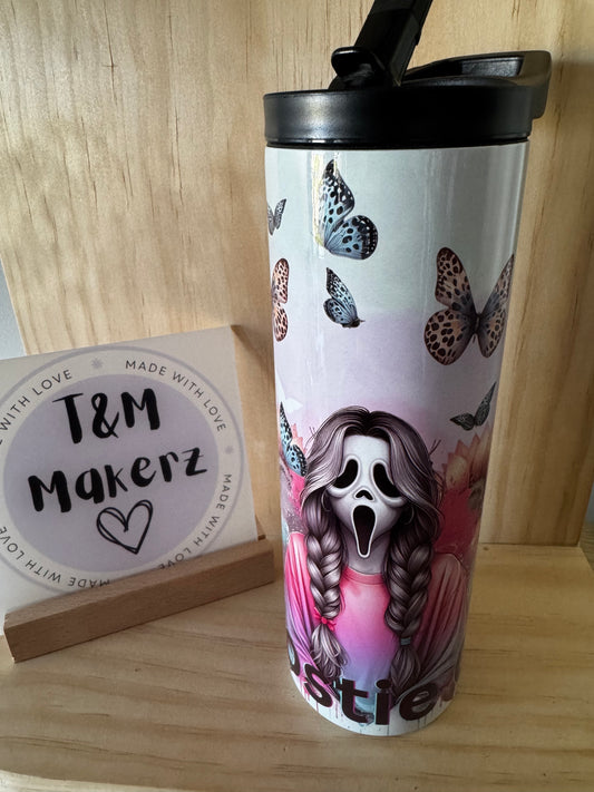 20oz Stainless Steele Drink bottle “ Ghostie Girl “