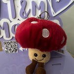 Mushroom jelly cat keychain