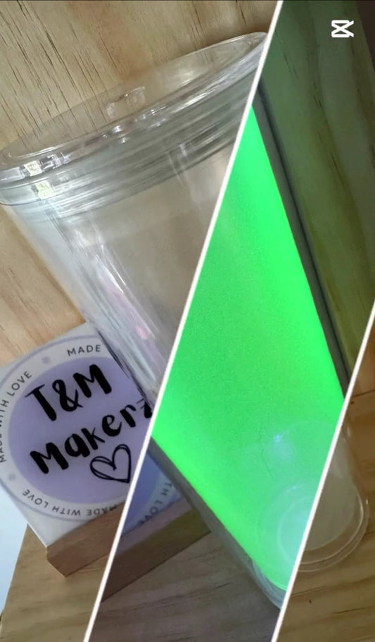 24oz glow in the dark stadium BLANK