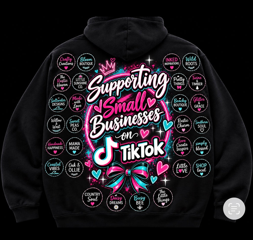 Small Business Advertising Hoodie