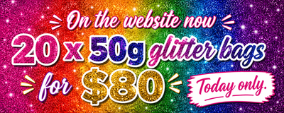 20x Glitter Bags