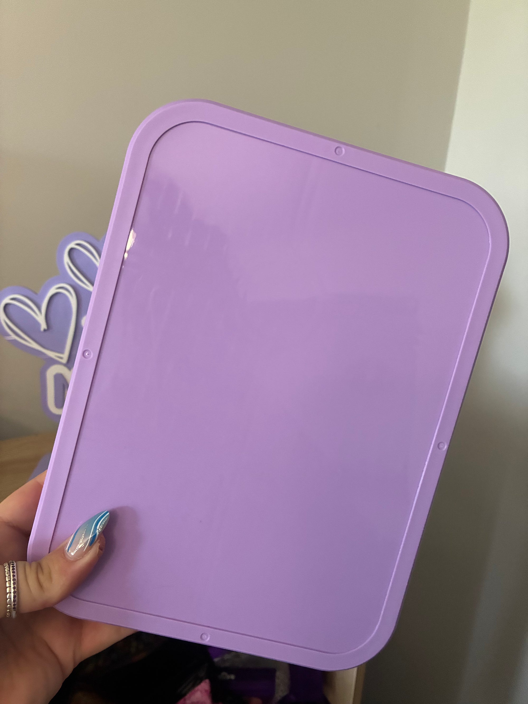 Purple Personalised Lunch Box