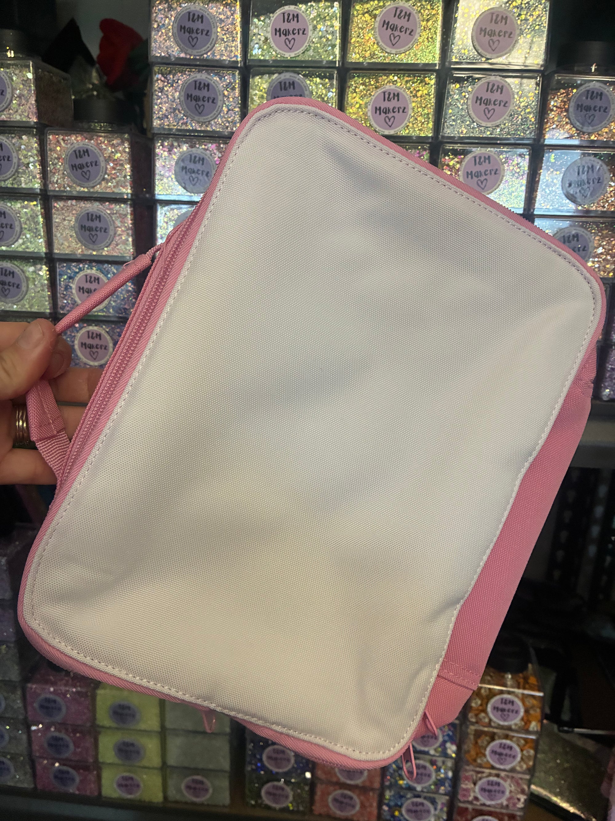 Pink Insulated Lunch Bag