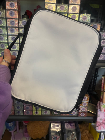 Black insulated lunch bags