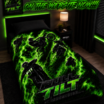 Green Gull Tilt Blanket