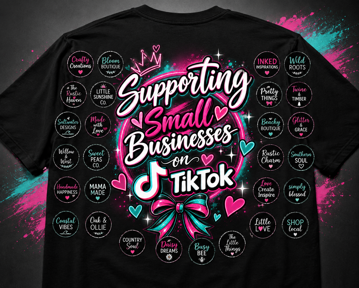 Small Business Advertising Tshirt