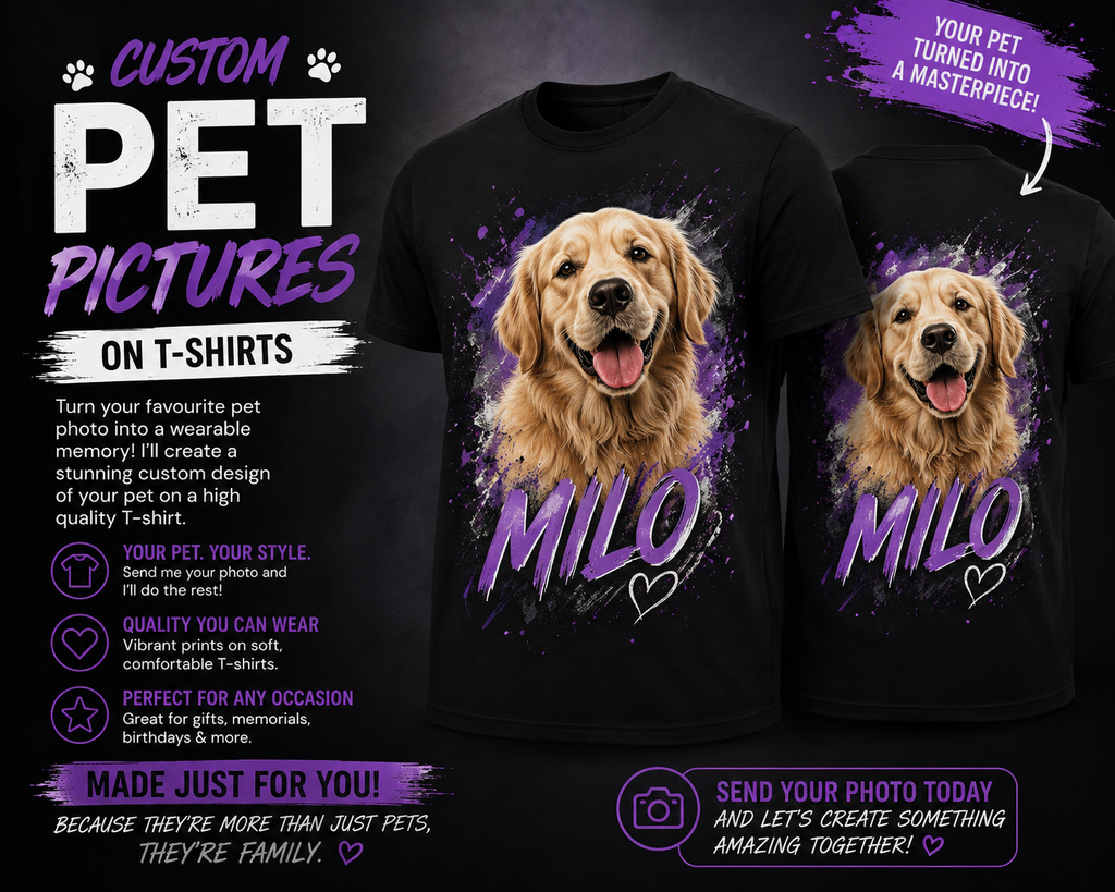 Custom Pet Picture Tshirt