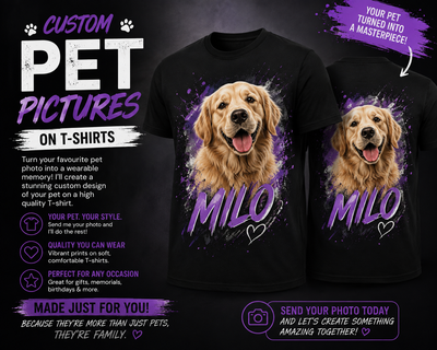 Custom Pet Picture Tshirt