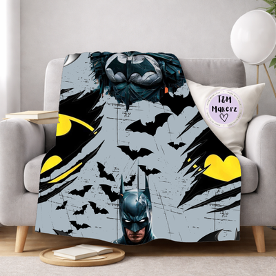 FLEECE Bat Man Blanket