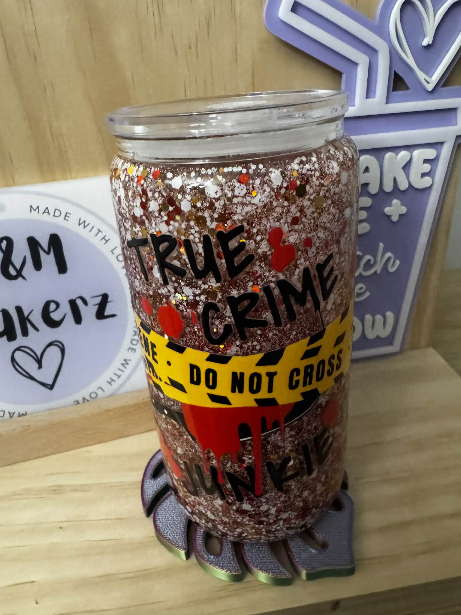 16 oz glass tumbler