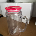 16oz Acrylic Snowglobe With Handle