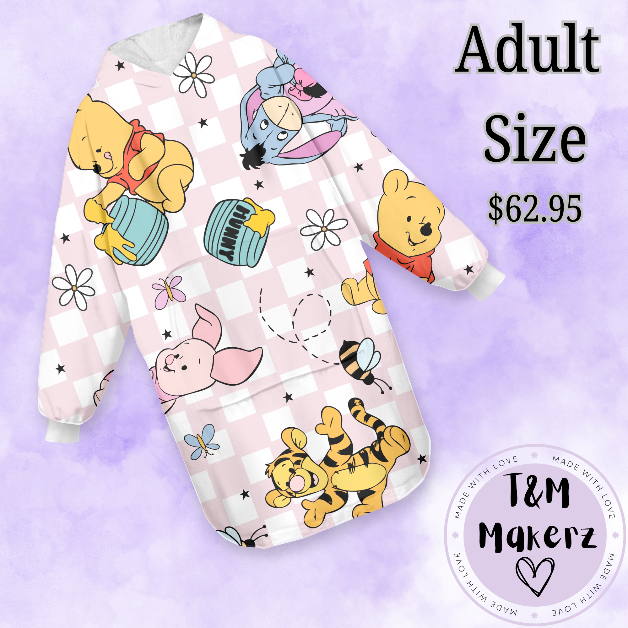 ADULTS Yellow Guy Hoodie Blanket